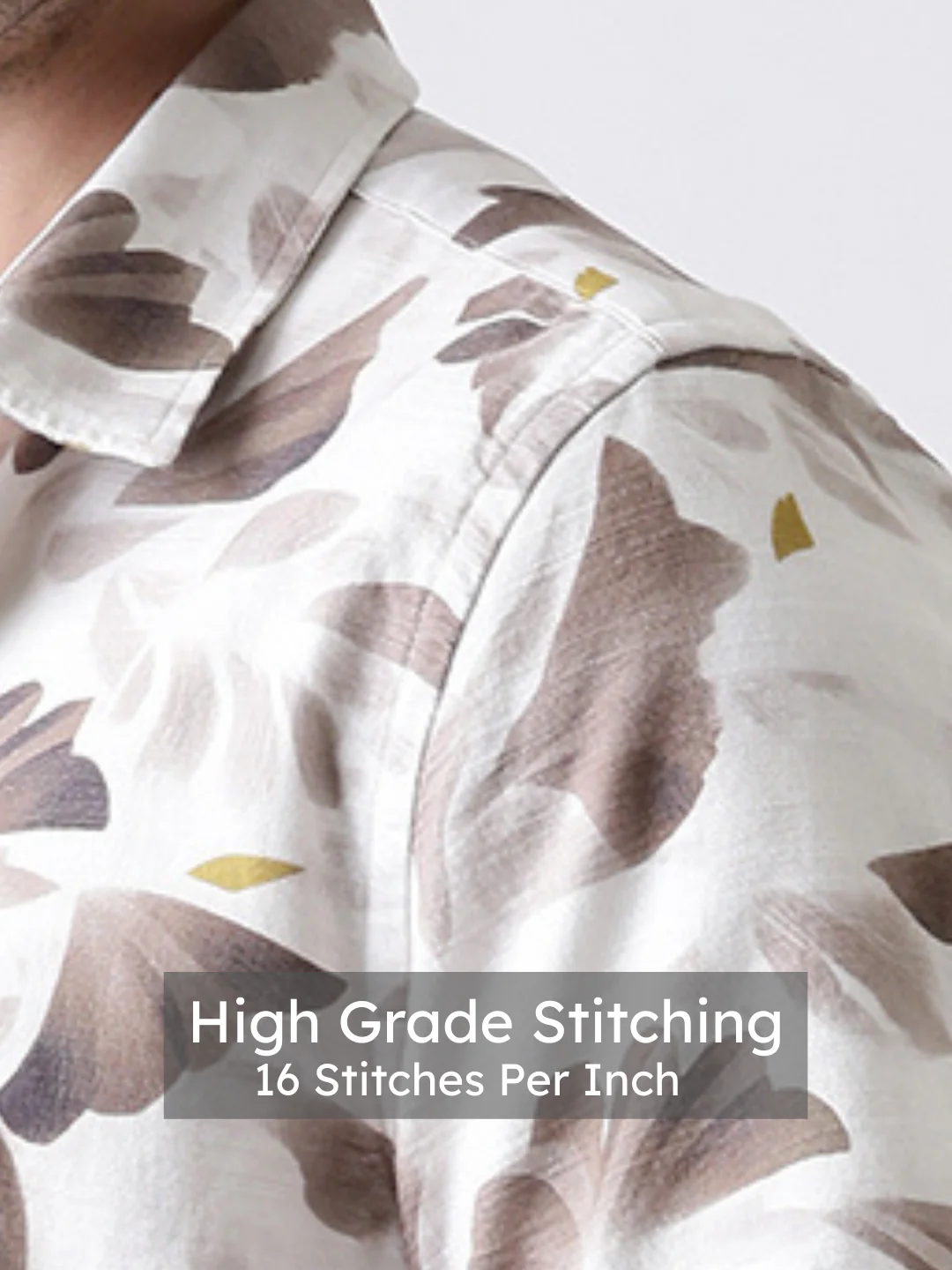 Brown Print Shirt - Image 5