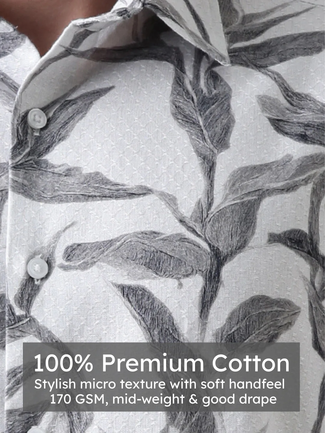 Leaf Print Shirt - Image 4