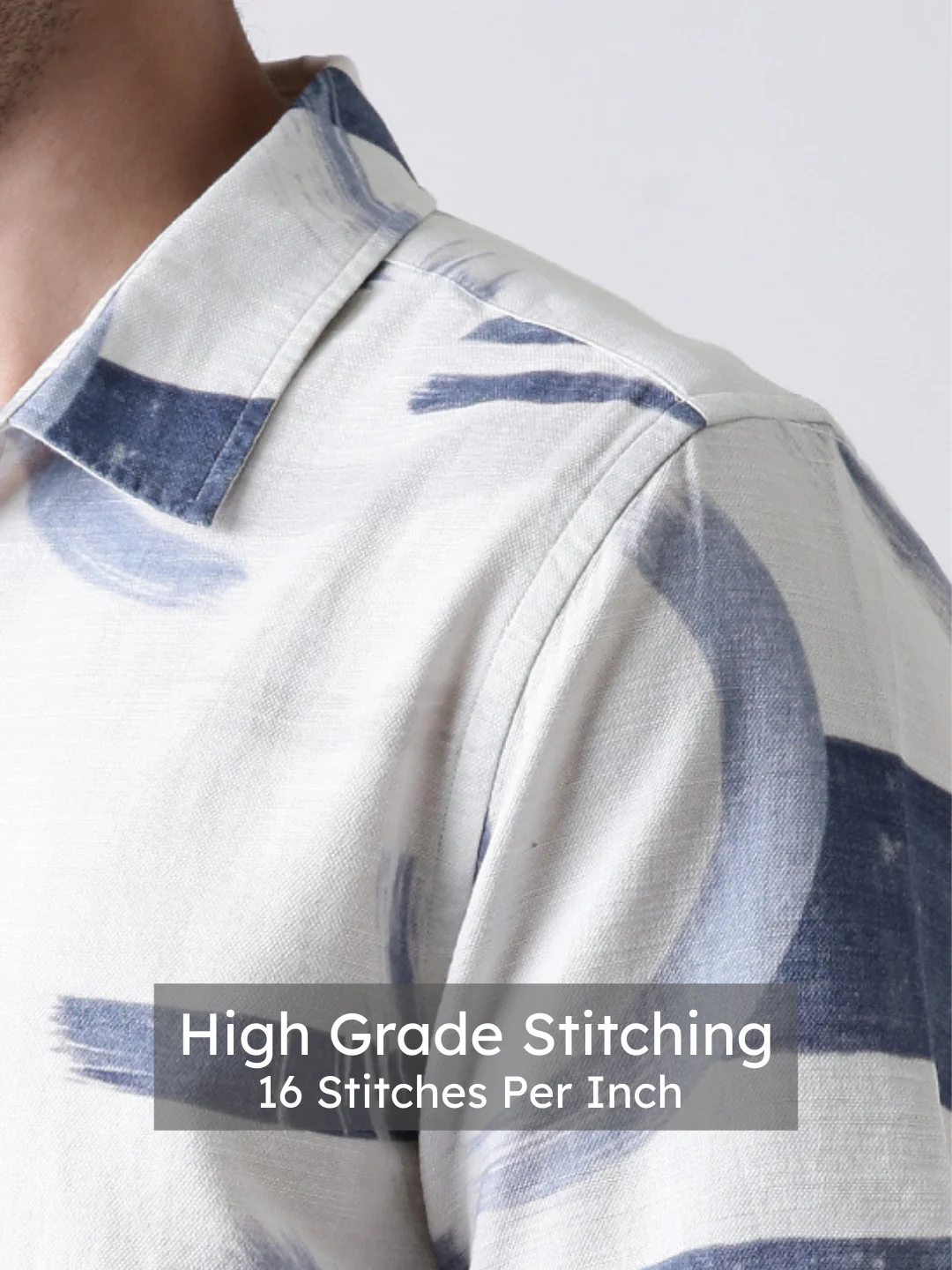 Brush Stroke Print Shirt - Image 5