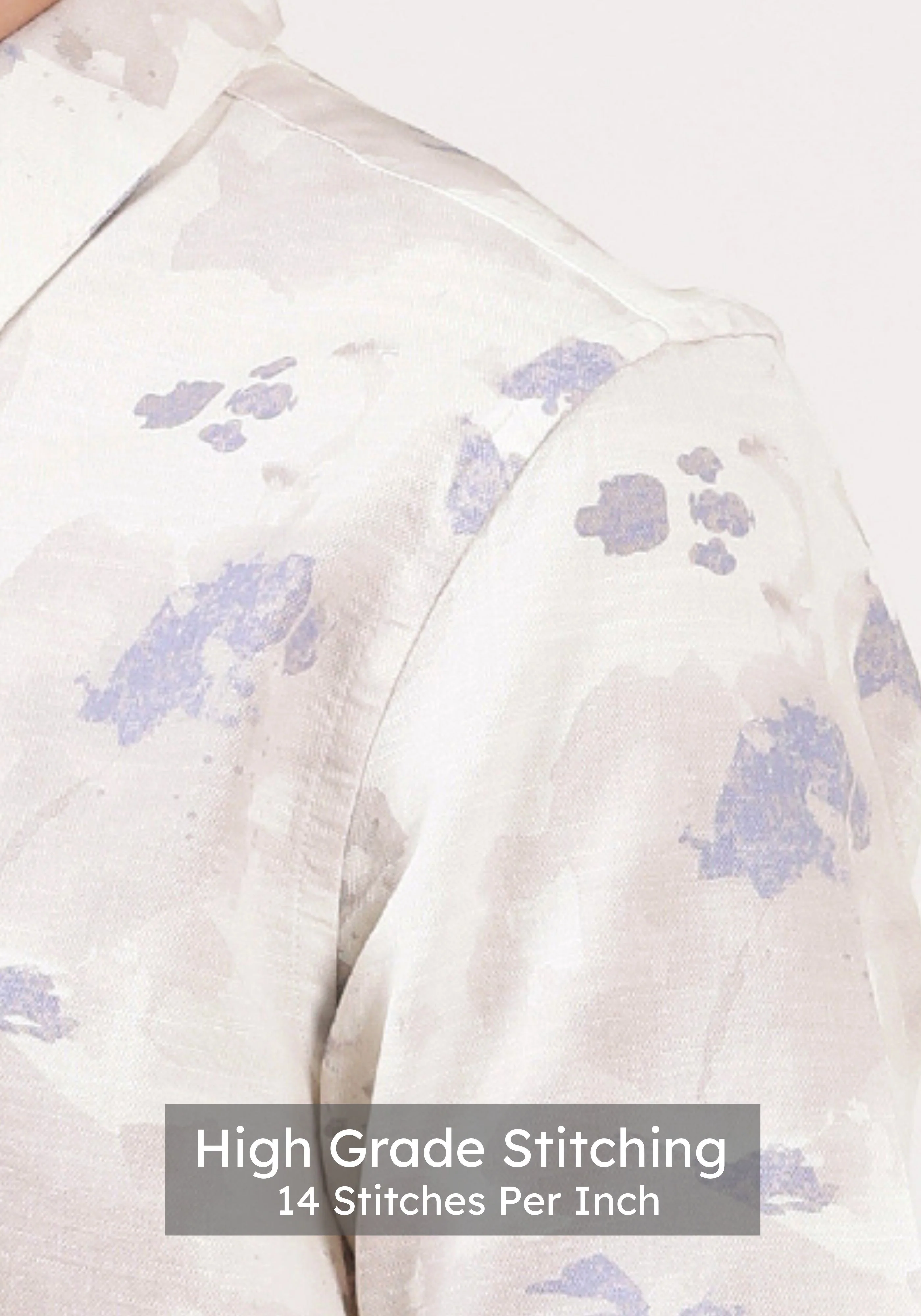 Ivory Mist Print Shirt - Image 5