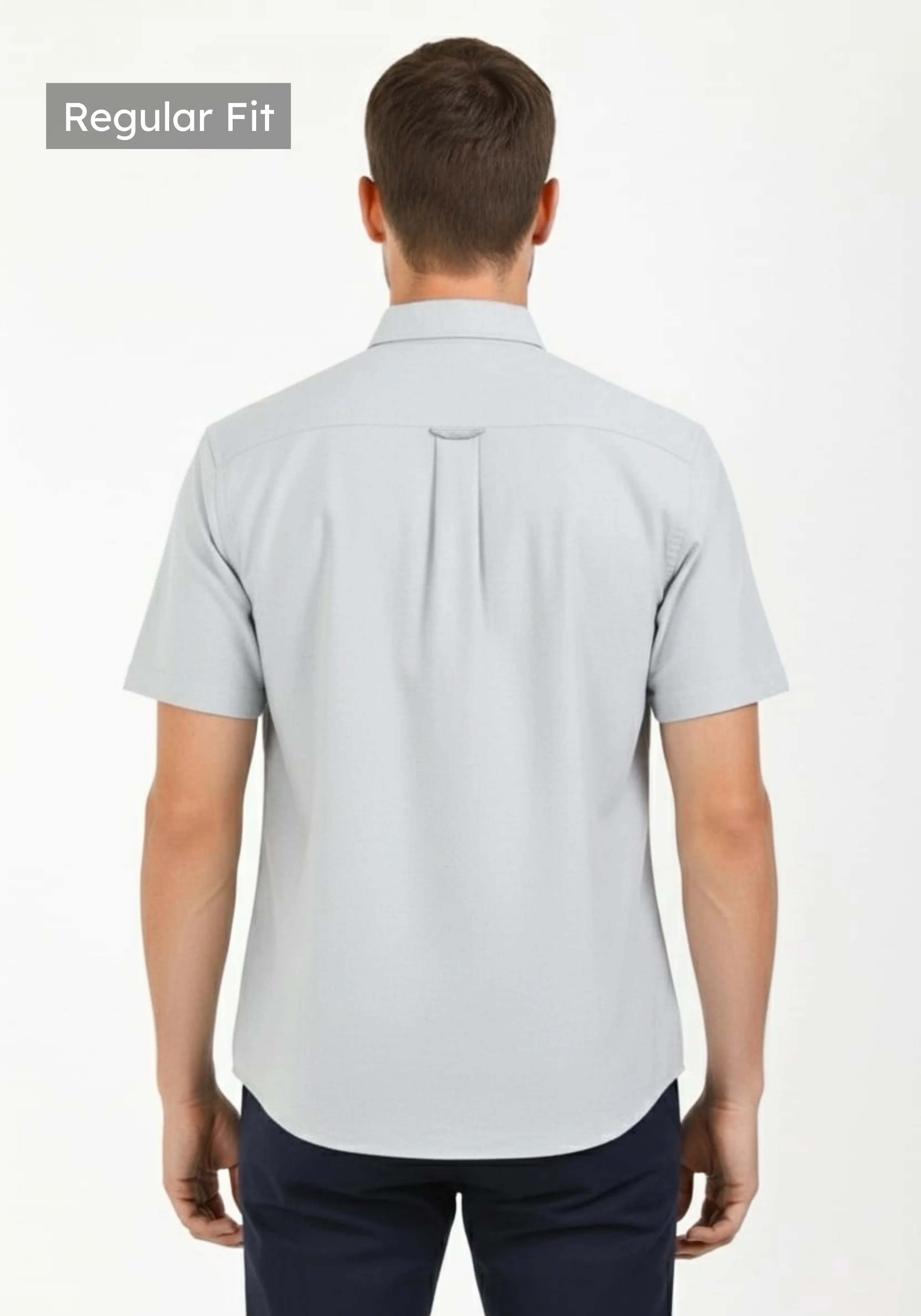 Light Grey Oxford Shirt - Image 3