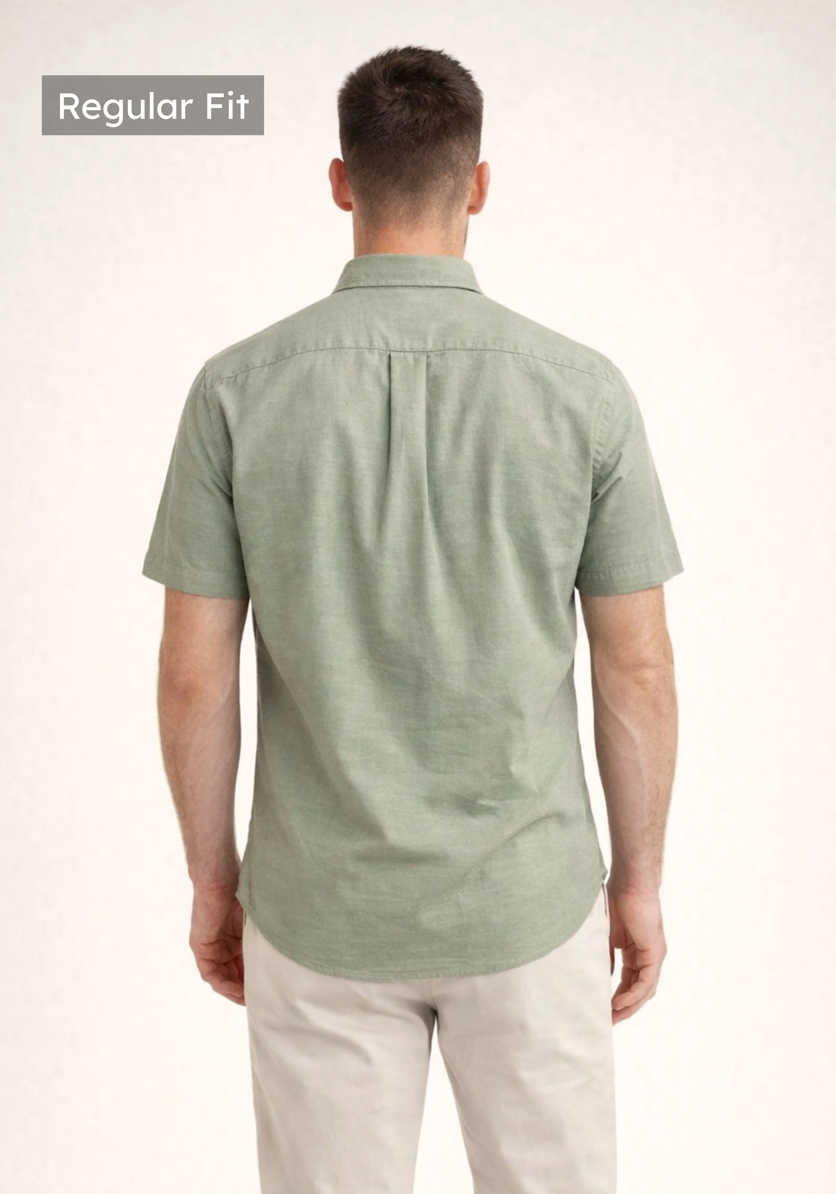 Sage Green Oxford Shirt - Image 3