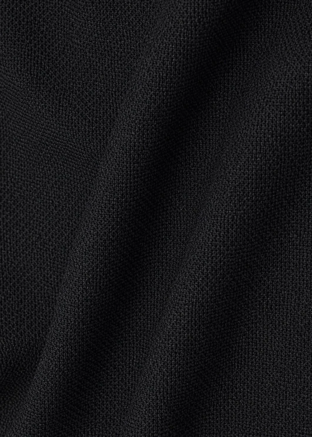 Slim Fit Textured Black Knit Shirt - Image 7